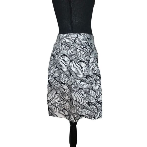 Loft Petite Pleated Linen Skirt - Picture 3 of 7